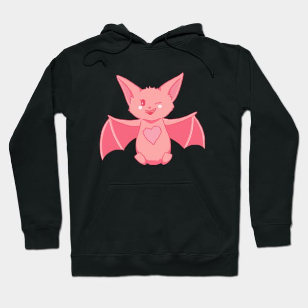 Strawberry Bat Hoodie by Random Prints